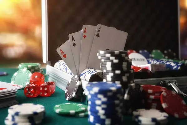 wolestoto live dealer studio with professional blackjack table